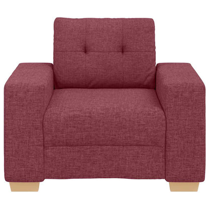 Sofa-Sessel Weinrot 60 cm Stoff