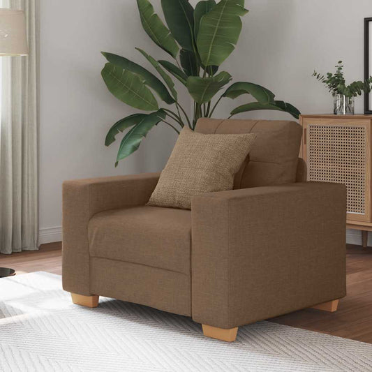 Sofa-Sessel Braun 60 cm Stoff