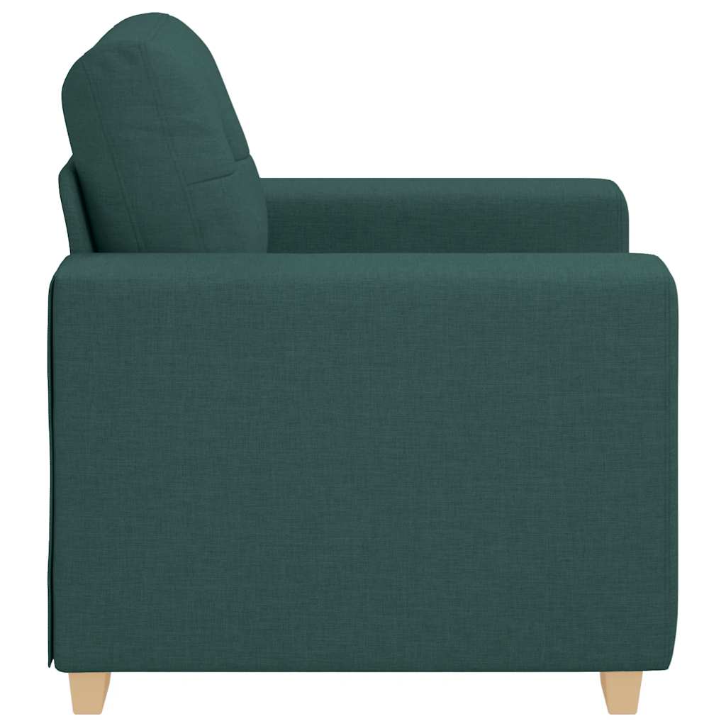 Sofasessel Dunkelgrün 60 cm Stoff