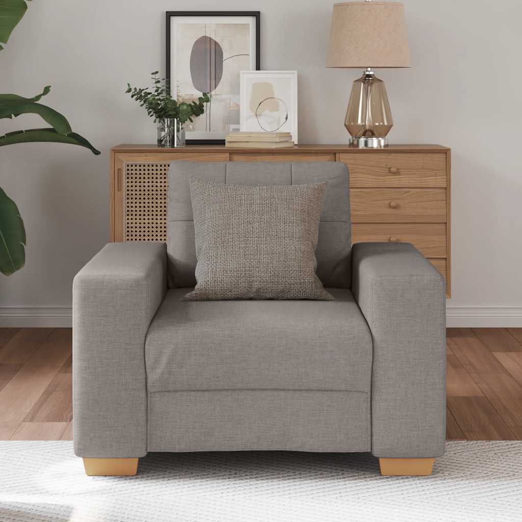 Sofasessel Taupe 60 cm Stoff