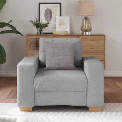 Sofa-Sessel Wolkengrau 60 cm Stoff