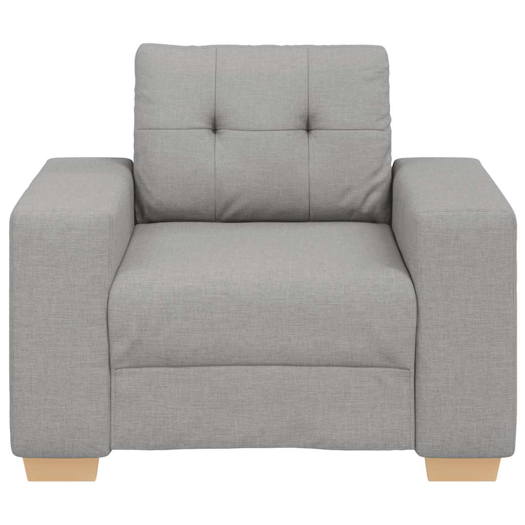 Sofa-Sessel Wolkengrau 60 cm Stoff