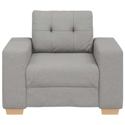 Sofa-Sessel Wolkengrau 60 cm Stoff