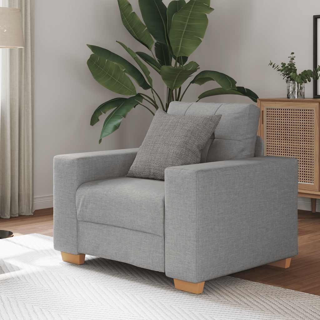 Sofa-Sessel Wolkengrau 60 cm Stoff