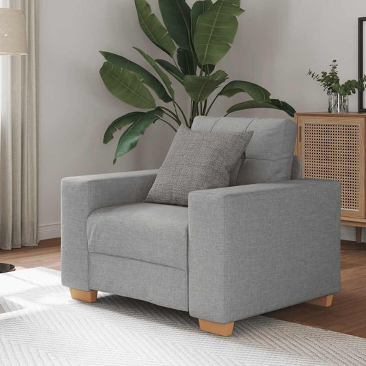 Sofa-Sessel Wolkengrau 60 cm Stoff