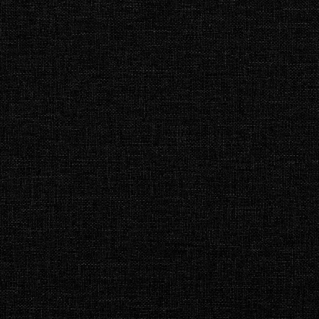 Zweisitzer-Sofa Schwarz 120 cm Stoff