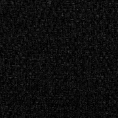 Zweisitzer-Sofa Schwarz 120 cm Stoff