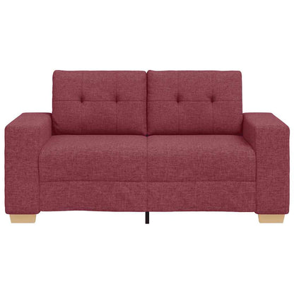 Loveseat-Sofa Weinrot 120 cm Stoff