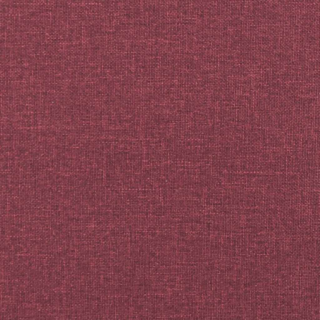 Loveseat-Sofa Weinrot 120 cm Stoff