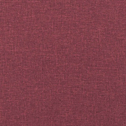 Loveseat-Sofa Weinrot 120 cm Stoff