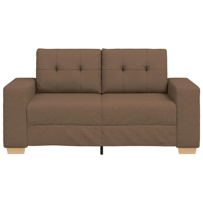 Loveseat-Sofa Braun 120 cm Stoff