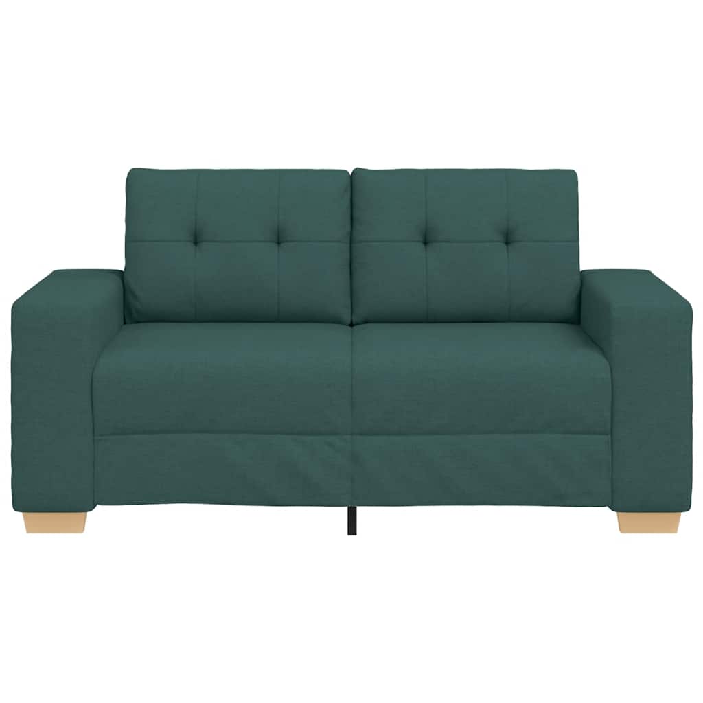 Loveseat Sofa Dunkelgrün 120 cm Stoff