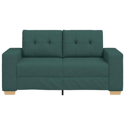 Loveseat Sofa Dunkelgrün 120 cm Stoff