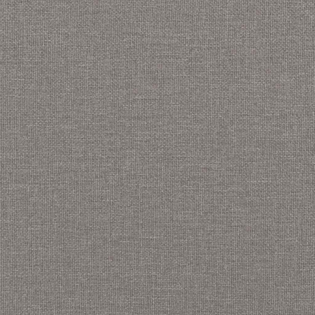 Loveseat-Sofa Taupe 120 cm Stoff