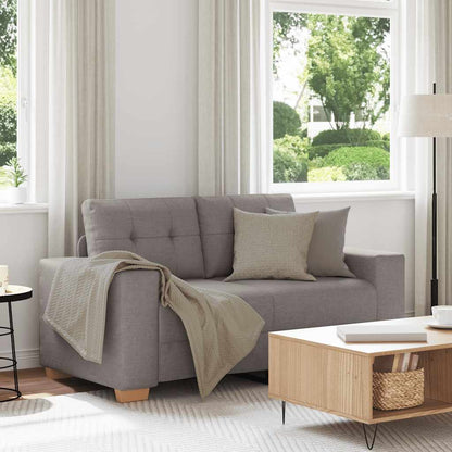 Loveseat-Sofa Taupe 120 cm Stoff