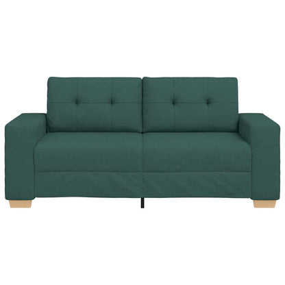 Loveseat-Sofa Dunkelgrün 140 cm Stoff