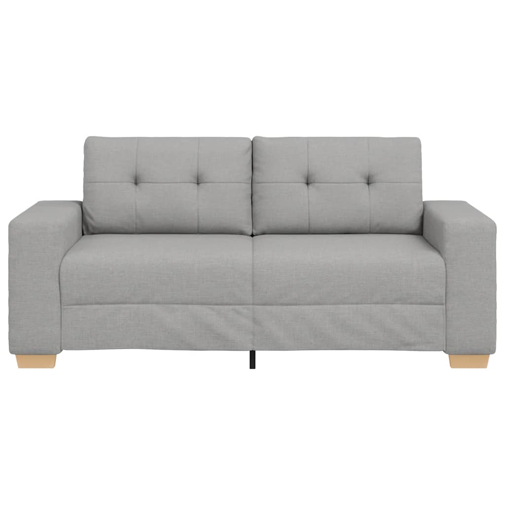 Loveseat-Sofa Wolkengrau 140 cm Stoff
