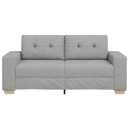 Loveseat-Sofa Wolkengrau 140 cm Stoff