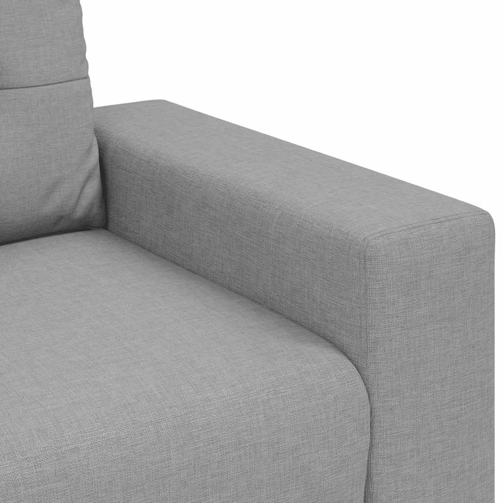 Loveseat-Sofa Wolkengrau 140 cm Stoff