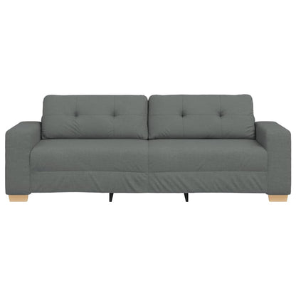 3-Sitzer-Sofa Dunkelgrau 180 cm Stoff