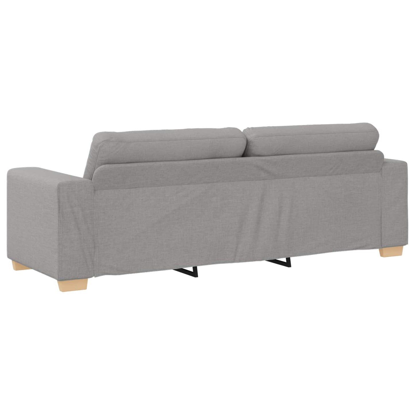 | 3-Sitzer-Sofa | mit Kissen Wolkengrau Stoff