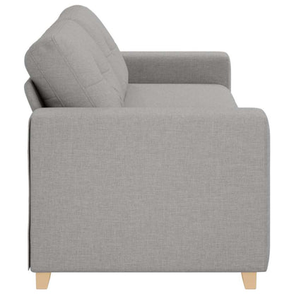 | 3-Sitzer-Sofa | mit Kissen Wolkengrau Stoff