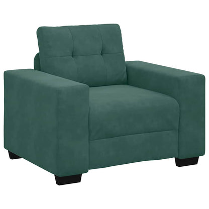Sessel Dunkelgrün 60 cm Samt