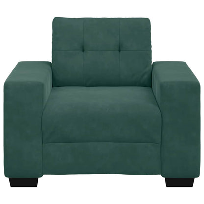 Sessel Dunkelgrün 60 cm Samt