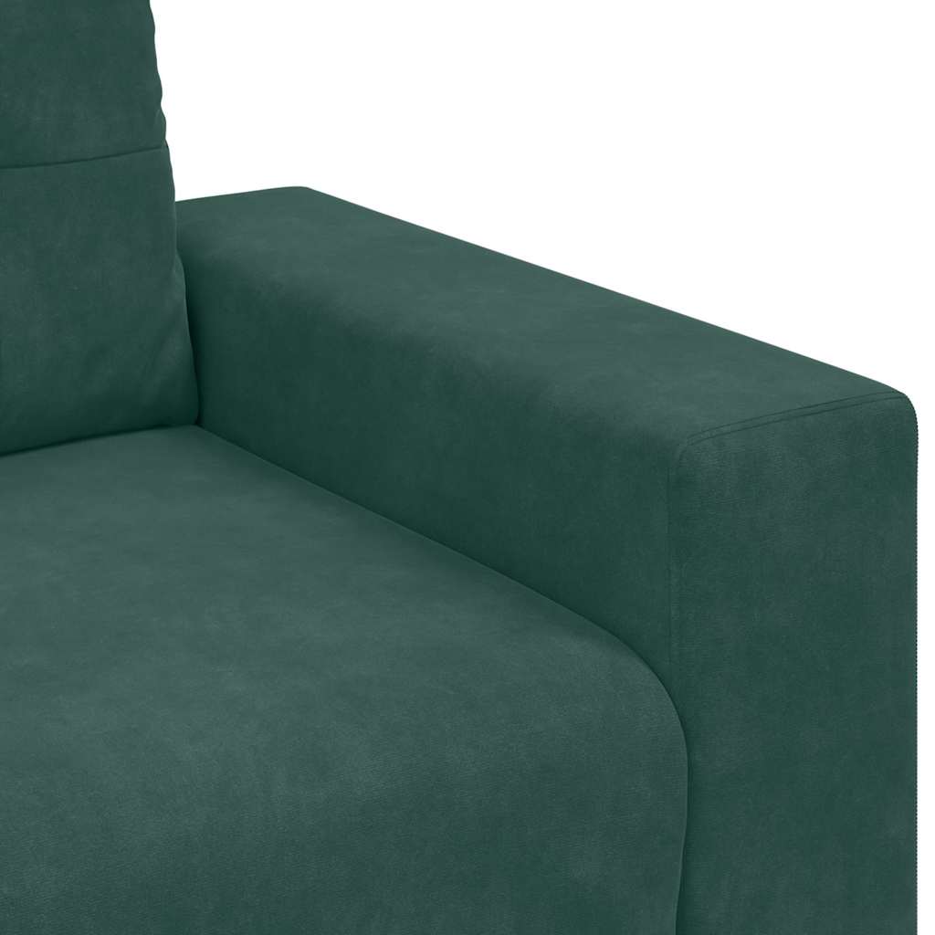 Sessel Dunkelgrün 60 cm Samt