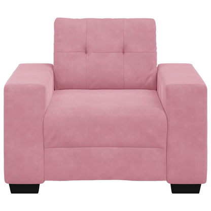 Lænestol Pink 59 cm Fløjl