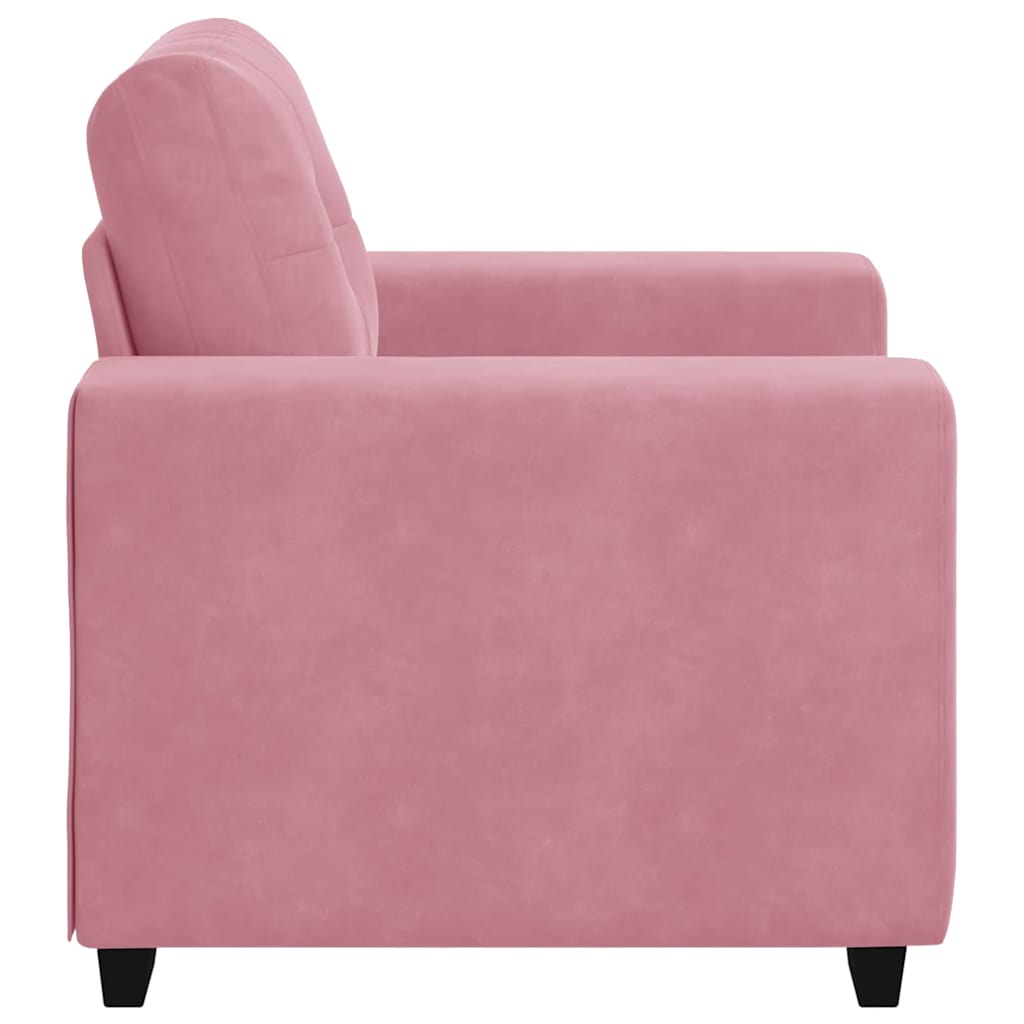 Lænestol Pink 59 cm Fløjl
