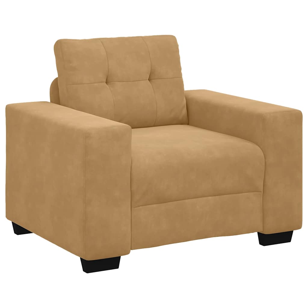 Sessel Braun 60 cm Samt