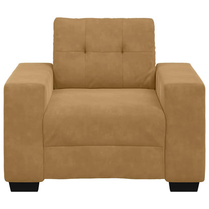 Sessel Braun 60 cm Samt