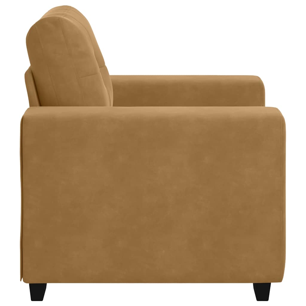 Sessel Braun 60 cm Samt
