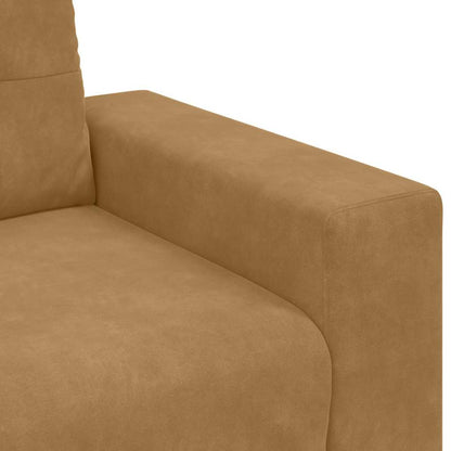Sessel Braun 60 cm Samt