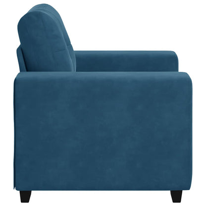 Sessel Blau 60 cm Samt