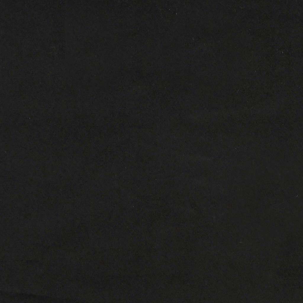 Zweisitzer-Sofa Schwarz 120 cm Samt