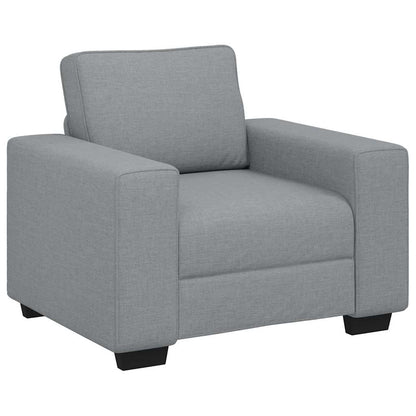 Sessel Hellgrau 60 cm Stoff