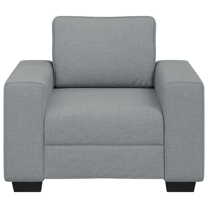 Sessel Hellgrau 60 cm Stoff