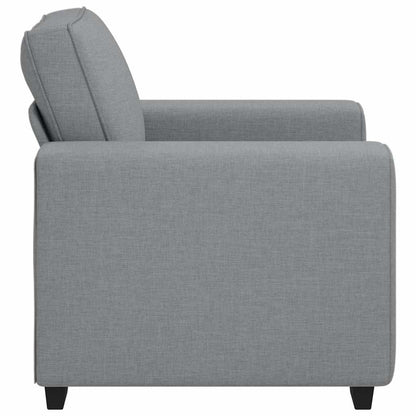 Sessel Hellgrau 60 cm Stoff