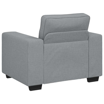 Sessel Hellgrau 60 cm Stoff