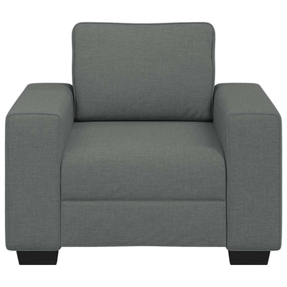 Sessel Dunkelgrau 60 cm Stoff