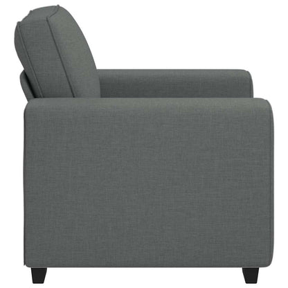 Sessel Dunkelgrau 60 cm Stoff