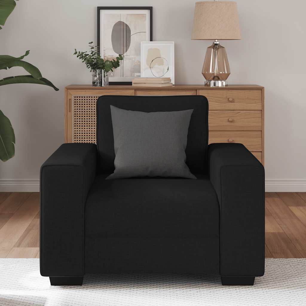 Sessel Schwarz 60 cm Stoff