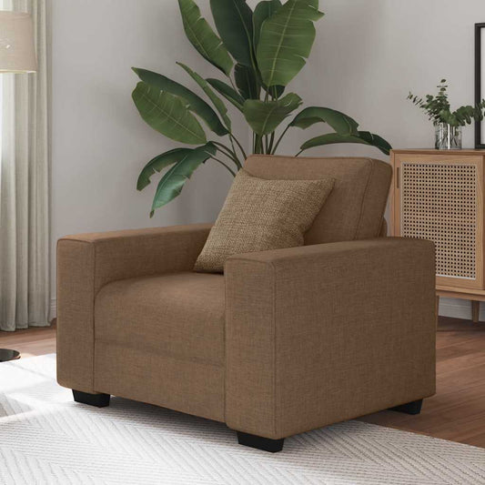 Sessel Braun 60 cm Stoff