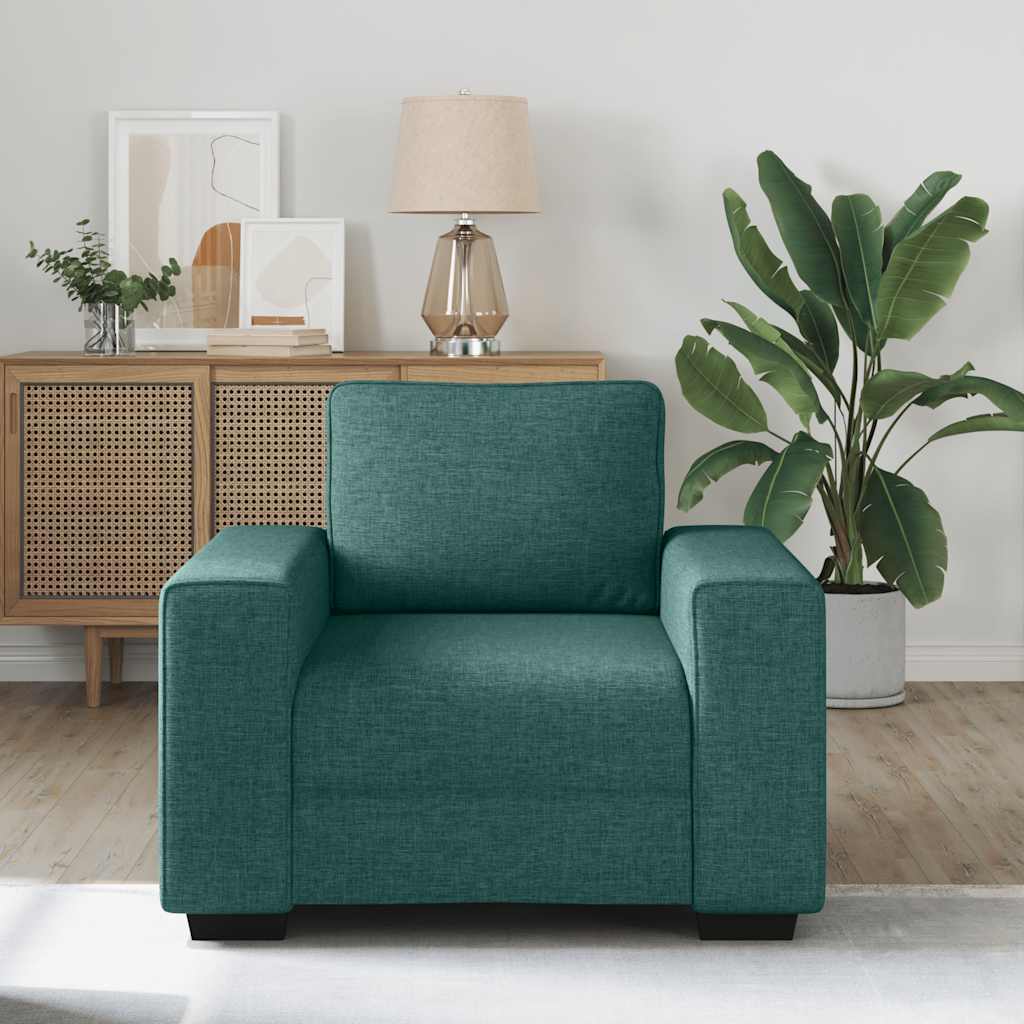 Sessel Dunkelgrün 60 cm Stoff