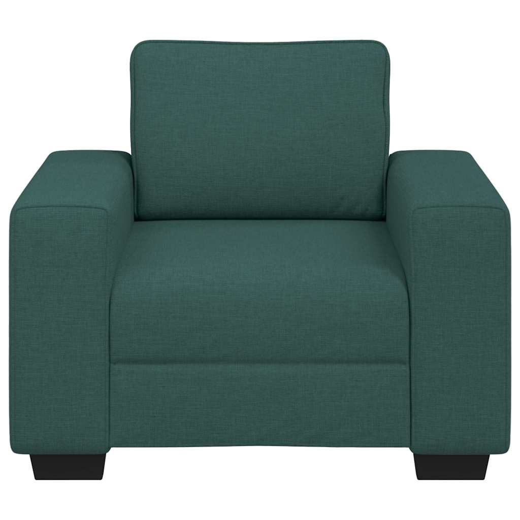 Sessel Dunkelgrün 60 cm Stoff