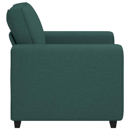 Sessel Dunkelgrün 60 cm Stoff