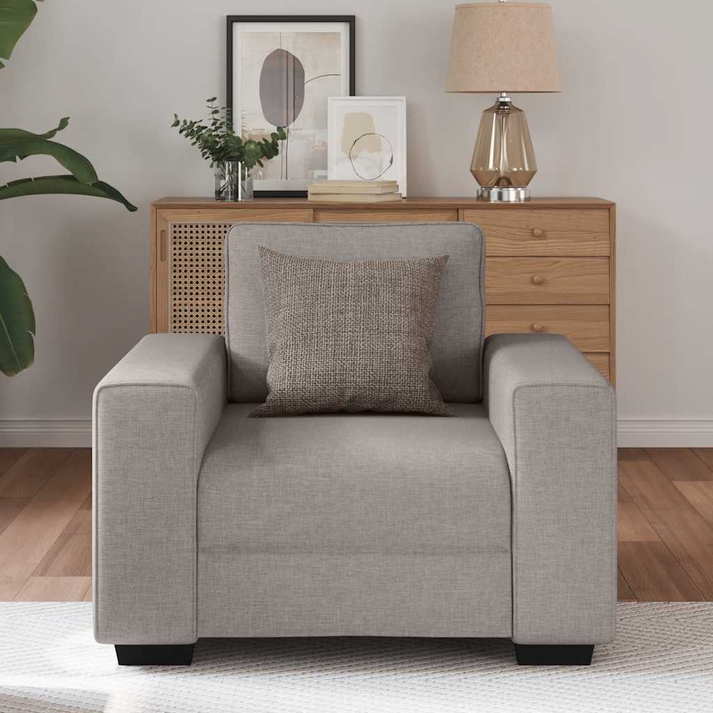 Sessel Taupe 60 cm Stoff