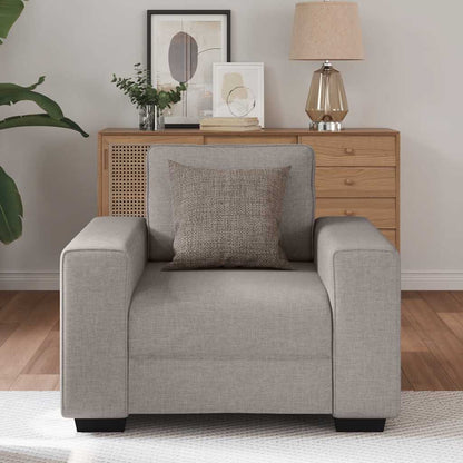 Sessel Taupe 60 cm Stoff